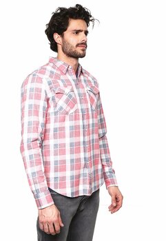 Camisa clásico de poker de bolos para hombre de los años 50 ret